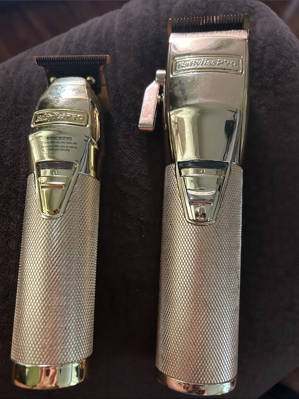 BaBylissPRO Gold Cordless Hair Clipper  and trimmer set - Gold Finish